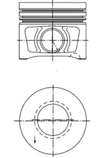Kolbenschmidt Piston AUDI A4 B7 Avant (8ED) 2004-2008