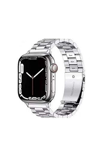 Generic Stainless Steel Apple Watch stainless steel Band Strap 42 44 45 49MM Sliver Silver