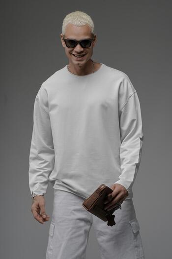 king brich Oversize Pablo Escobar Printed Dirty Collar Sweatshirt