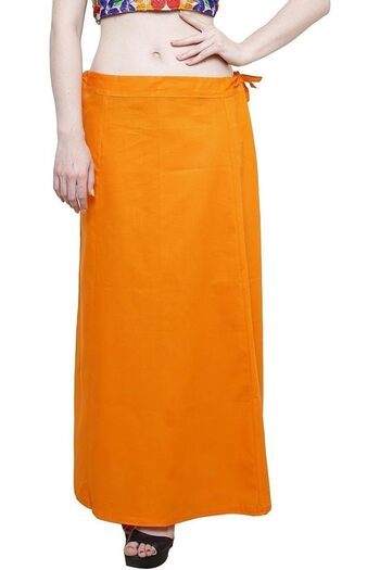 Generic Stylesindia Women's Cotton Readymade Indian Inskirt Saree Petticoats Underskirt - Free