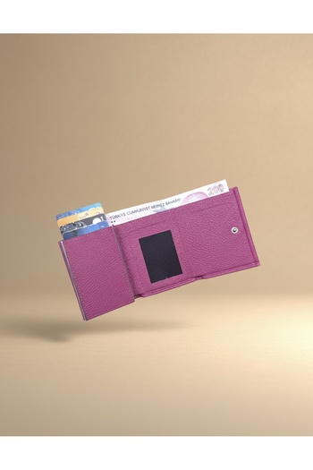 patideri Genuine Leather Mechanism Wallet