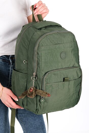 Lederax Crinkle Fabric Large Backpack Ld608