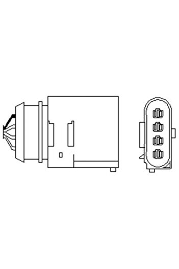 MAGNETI MARELLI Lambda sensor AUDI A4 B6 (8E2) 2000-2004