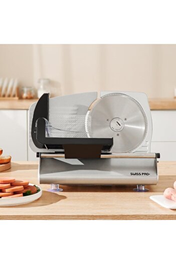 Swiss Pro Electric sausage slicer Swiss Pro+ Stainless steel - Silver - 150 W