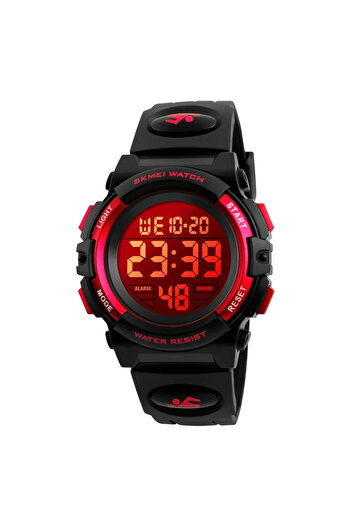Skmei Children's Watch Sport Boys Casual Chronograph Stopwatch Alarm Black Red