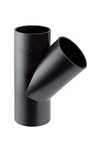 Other PEHD 40x4045 T-piece, oblique, black, HDPE sewerage