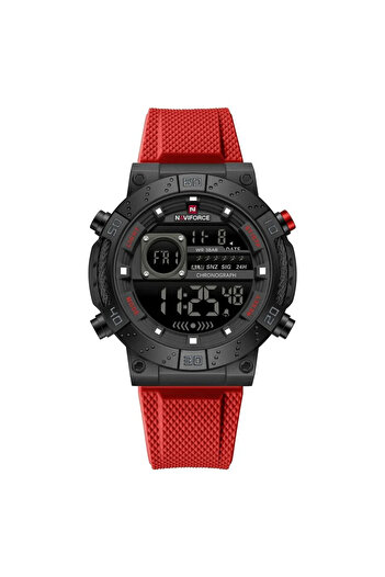 Naviforce 9241 Black-Red Men's Watch – Business Design, Multiple Functions, Alarm, 3ATM