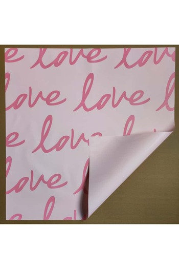 COLORPAK Flower Bouquet Wrapping Gelatin Paper (Love Pink) Opp 55X55Cm 5 Pieces