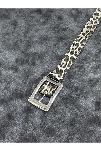 Kemerix Women's Leopard Detailed Belt