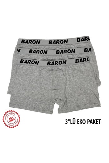 A&K ZÜMRA Men's Elestan Lycra Combed Cotton Boxer 3-Pack