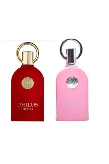 Philos SET OF 2 UNISEX PERFUMES - ROSSO 100 ml + DELILAH 100 ml