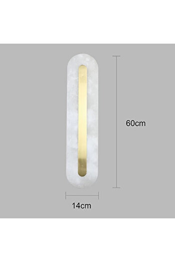 HAMER Modern acrylic oil wall lamp, yellow lighting, 18 watts, 60 cm