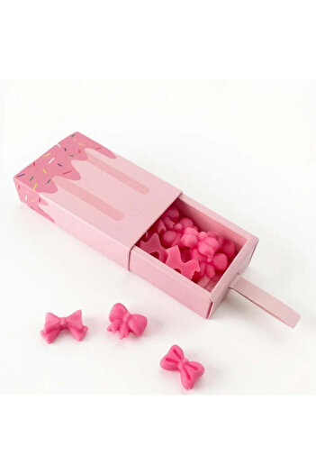 Unbraded Melted Moments Wax Melts Pink Charms – Vanilla and Chocolate, Handmade, 45 g
