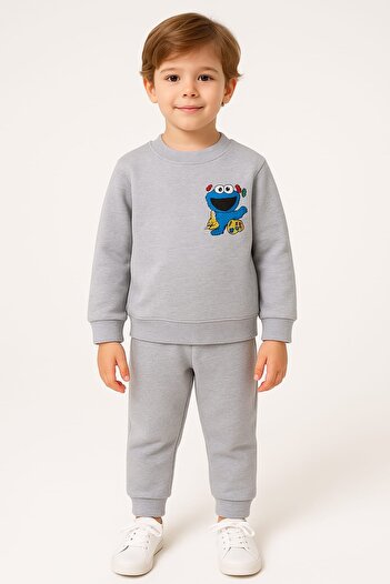 Soft kids Children's 3-Thread Ribbed Top and Bottom Set