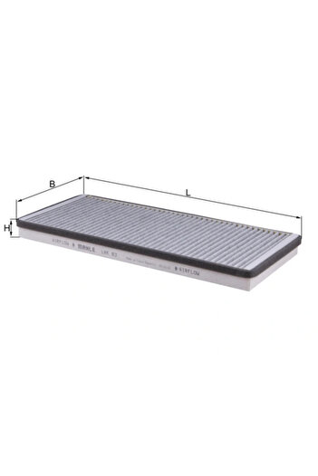MAHLE MERCEDES-BENZ SPRINTER 5-plate/chassis (B905) 2001-2006 cabin air filter
