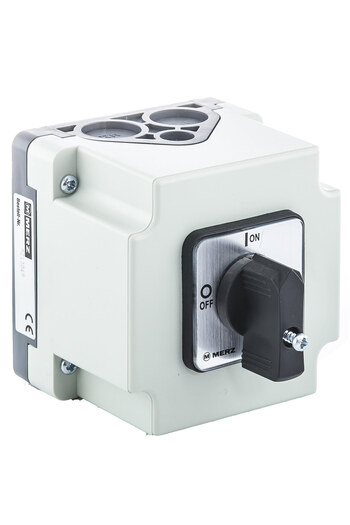 Other Cam switch 01 32A 3P in housing, small black knob, no lock, IP65