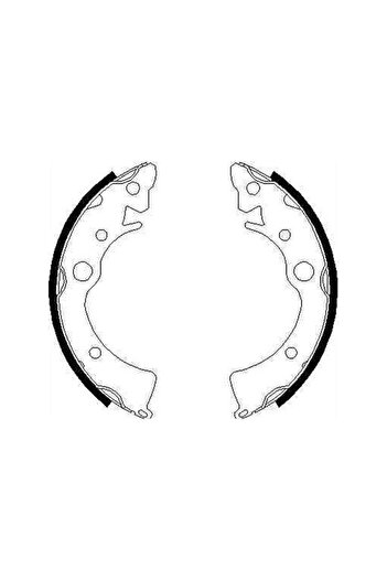TRW Brake shoe set HONDA INTEGRA coupe (DC) 1993-2001