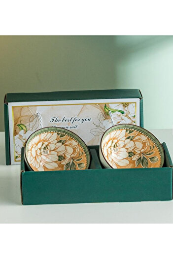 OEM Set of 2 ceramic bowls, CAMELLIA model