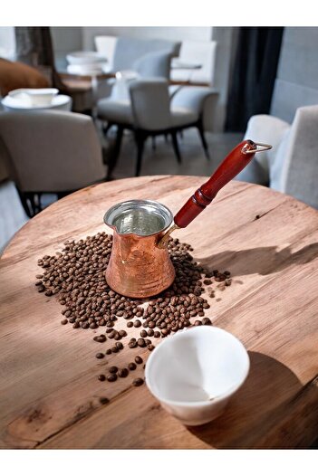 E orient Copper Classic Coffee Pot _ Five-Pointed Tree Handle _ for 3 People
