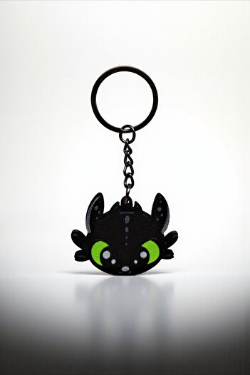 Saes Labs How to Train Your Dragon the Night Fury (Toothless) Keychain