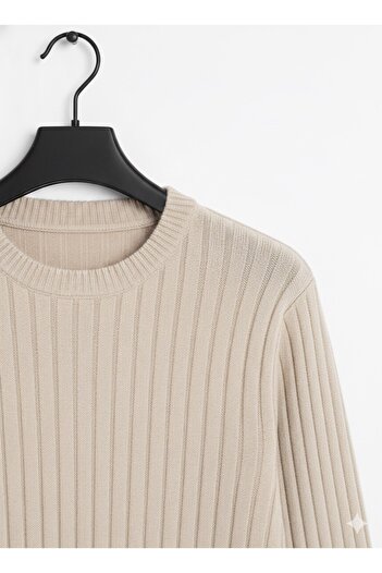 Minharir Men's Crew Neck Knitwear Sweater