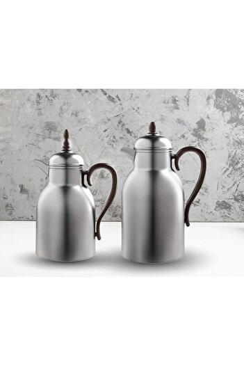 Generic Rim Thermos Set, Luxury, 18-Hour Heat Preservation, Tea Capacity: 1 liter and Coffee Capacity: 0.75 ml