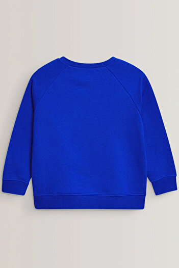 Colorinas Basic Thick Crew Neck 3 Thread Non-Fleece Sweatshirt