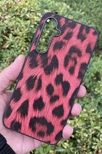CEPSTOK Samsung Galaxy S23 Fe Case Leopard Pattern Velvet Cover Inside