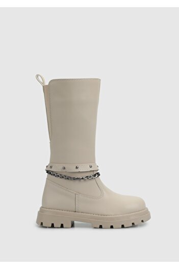 Kiddo Beige Girl's Boots