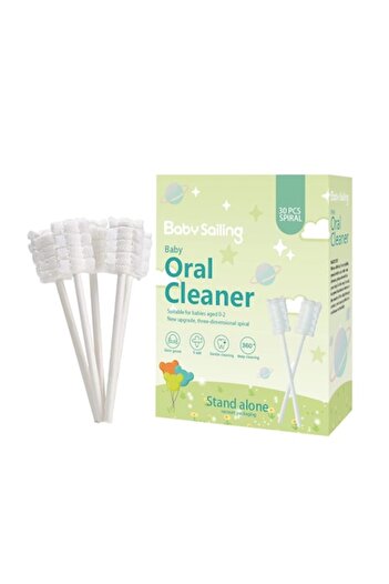TrioStore Baby toothbrush set 30 pcs, tongue and gum cleaning, individually wrapped