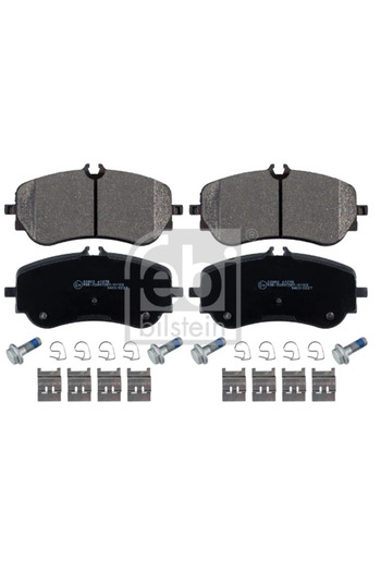 FEBI BILSTEIN Brake pad set rear axle disc brake VW CRAFTER body (SY_ SX_) 2016-2025