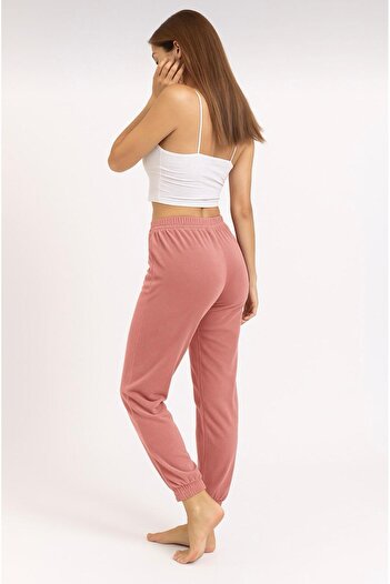 Mihra Women's Soft Pocketed French Velvet Single Bottom Pajamas