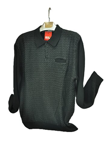 elma abone Men's Three Button Super Oversized Long Sleeve Combed Cotton