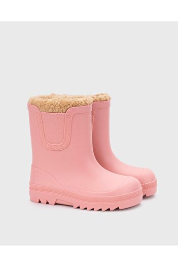 IGOR Verona Borrego Rosa Girl's Fur Rain Boots
