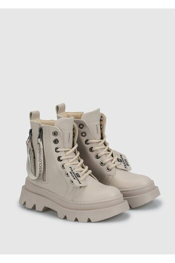 Kiddo Beige Girl's Boots