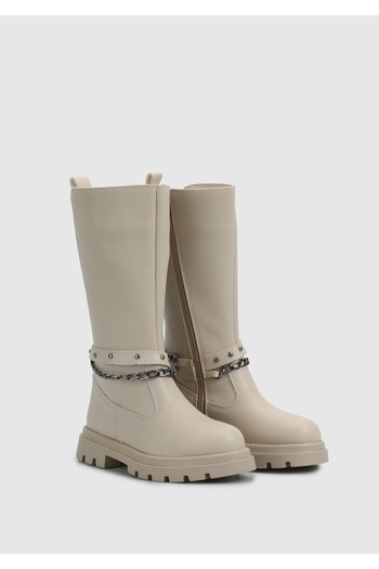 Kiddo Beige Girl's Boots