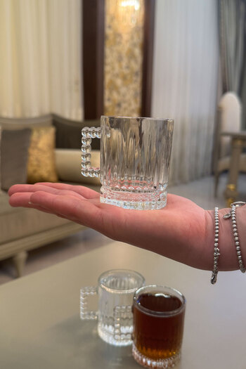 Mutfiko Premium Kalın Cam Kulplu Kahve & Çay Bardağı 6’lı – 110 ml Dayanıklı Set