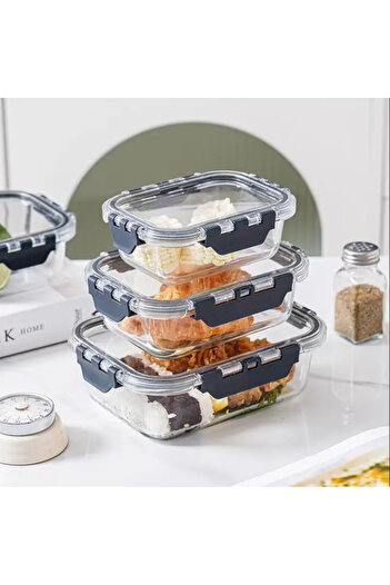 OEM Glass food casserole, airtight lid, 1040ml