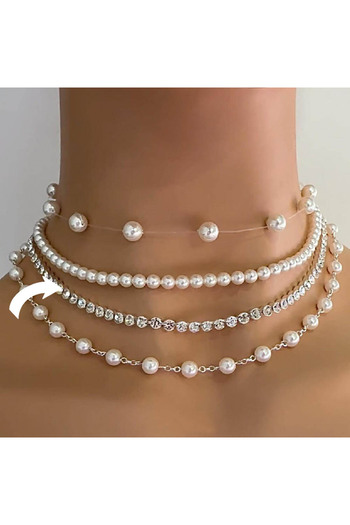 Crystal-Fashion® Choker Tennis Cristale 4mm