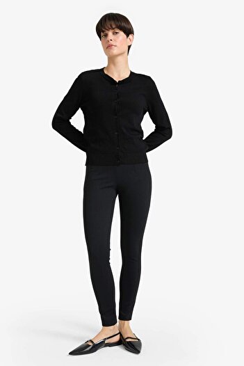 DeFacto Pens Detailed High Waist Leggings F2068Ax25Wn