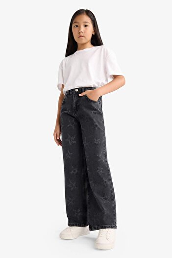 DeFacto Girls Wide Leg Wide Leg Jeans G3611A825Au