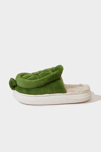 DeFacto Boy's Flat Sole Plush House Slippers F1926A825Wn