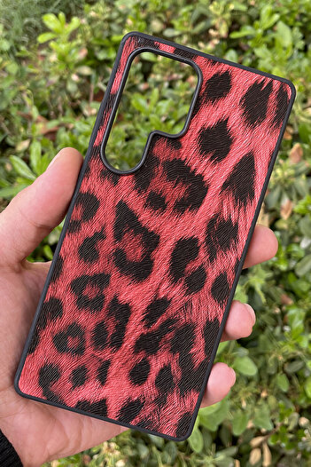 CEPSTOK Samsung Galaxy S25 Ultra Case Leopard Pattern Velvet Inside Cover