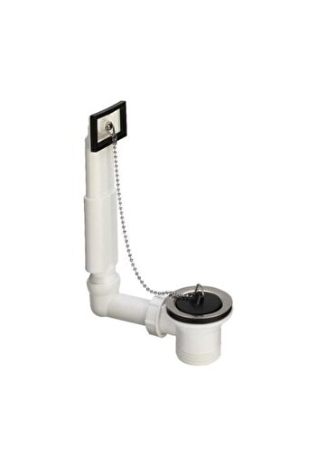 Other Sink drain and overflow siphon 64x70, plastic, white