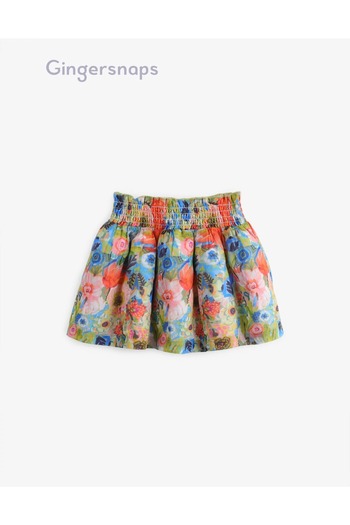 Gingersnaps Girls Floral Short A-Line Skirt