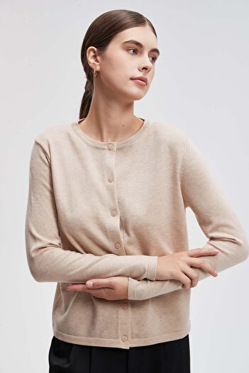 Livia Solid Long Sleeve Blouse with Front Buttons