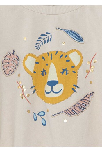 Gingersnaps Printed Girls' Sweater