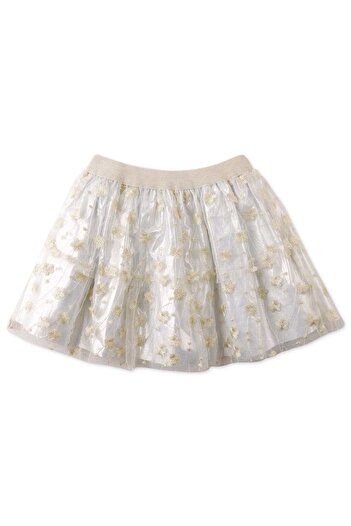Gingersnaps Shiny Floral Girls' Skirt