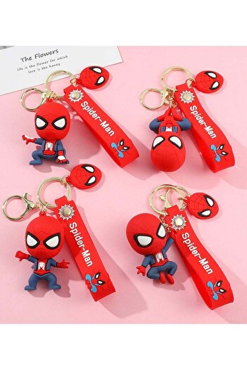 Generic Action Figure Spider Keychain (Random Selection)