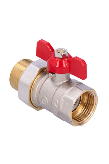 Other Nickel-plated standard ball valve with gland PN16 1 inch PN16 with butterfly version NŚRUB16 bar120C